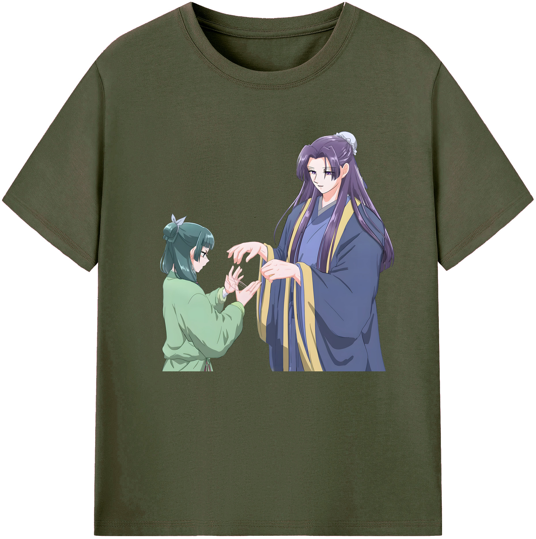 （画像用） 薬屋のひとりごと The Apothecary Diaries 綿100％ メンズ半袖Tシャツ｜肌触りやわらか＆通気性